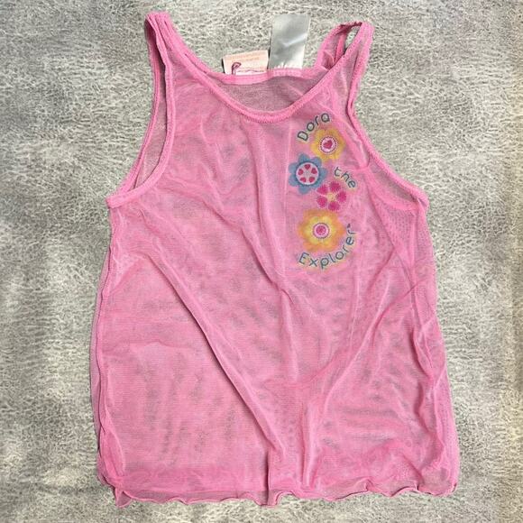 Girls y2k dora mesh tank top - Picture 1 of 5